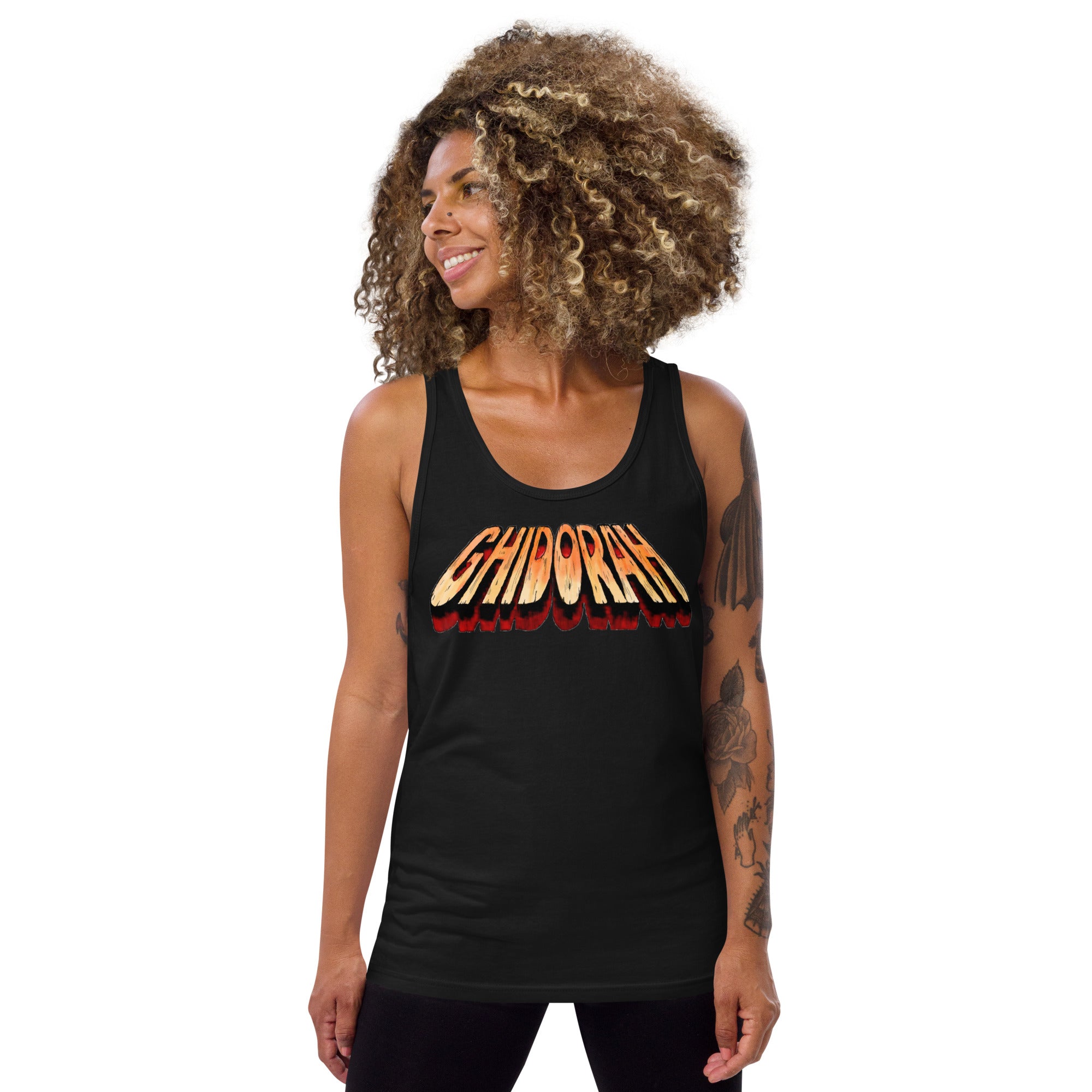 Unisex Ghidorah Logo Tank Top | Bella + Canvas 3480